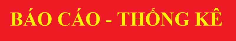 báo cáo - thống kê