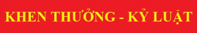 Khen thưởng - kỷ luật