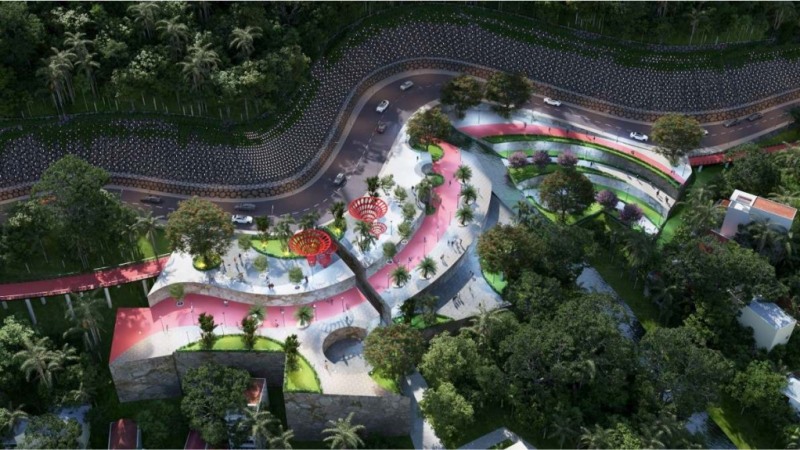 Xây dựng thành phố của hoa và lễ hội