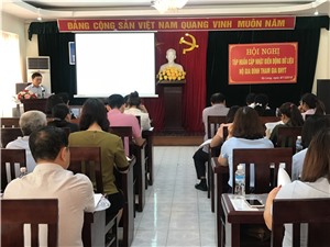 HỘI NGHỊ TẬP HUẤN LẬP DANH SÁCH HỘ GIA ĐÌNH THAM GIA BẢO HIỂM Y TẾ