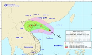 Tin bão gần bờ (cơn bão số 3), cập nhật lúc 18h00', ngày 31/7