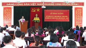 TP Hạ Long: Khai giảng lớp Trung cấp lý luận chính trị - hành chính hệ không tập trung (C250), khóa học 2019 – 2020