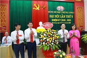 Đại hội Đảng bộ Ban quản lý chợ Hạ Long 1