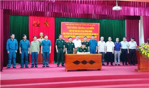 Ban CHQS thành phố: Phát động thi đua cao điểm “Phát huy dân chủ, đề cao trách nhiệm hoàn thành xuất sắc nhiệm vụ bầu cử Đại biểu Quốc hội khóa XV và Đại biểu HĐND các cấp, nhiệm kỳ 2021-2026”