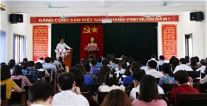 BTV Thành ủy làm việc với Đảng bộ cơ quan Thành ủy và Đảng bộ khối MTTQ và các Tổ chức Chính trị - Xã hội thành phố