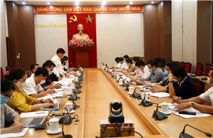 Đoàn công tác Ban tuyên giáo Tỉnh ủy làm việc tại thành phố