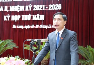 Toàn văn bài phát biểu khai mạc kỳ họp thứ năm, HĐND thành phố khóa II, nhiệm kỳ 2021-2026