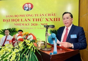 Đại hội Đảng bộ phường Tuần Châu lần thứ XXIII, nhiệm kỳ 2020-2025