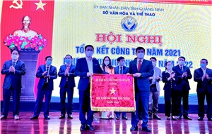 Phòng Văn hóa và Thông tin: Vinh dự nhận cờ Đơn vị dẫn đầu phong trào thi đua của Bộ Văn hóa, Thể thao và Du lịch