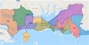 Bản đồ Thành phố Hạ Long, Tỉnh Quảng Ninh
