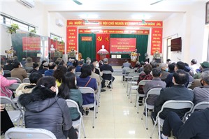 Khu 4, phường Trần Hưng Đạo tổng kết công tác năm 2021