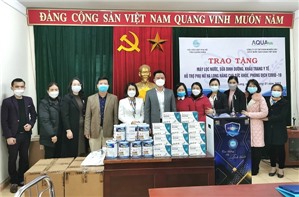 Hội LHPN TP tiếp nhận hỗ trợ công tác phòng chống dịch COVID - 19