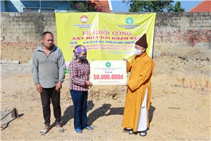Khởi công xây nhà đại đoàn kết cho hộ bảo trợ xã hội