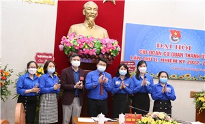 Đại hội chi đoàn thanh niên Cơ quan Thành ủy lần thứ II, nhiệm kỳ 2022-2024