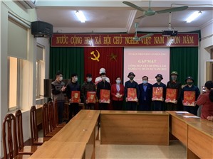 Gặp mặt động viên tân binh lên đường nhập ngũ