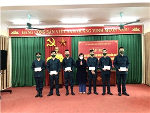 Phường Giếng Đáy, Cao Xanh, Hồng Gai gặp mặt tân binh và đón quân nhân xuất ngũ năm 2022