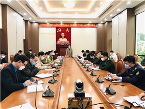 Ban Thường vụ Thành ủy làm việc với BCĐ phòng chống dịch Covid-19 TP và các phường, xã