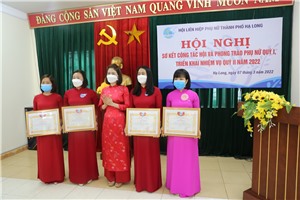 Hội LHPN TP Hạ Long tổ chức hội nghị sơ kết công tác Hội và phong trào Phụ nữ quý I