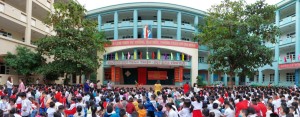Trường Tiểu học Cao Xanh: Tuyên truyền Luật PCCC, Luật ATGT cho giáo viên, học sinh 