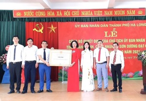 TP Hạ Long: Công bố Quyết định của UBND tỉnh công nhận các xã đạt chuẩn nông thôn mới và nông thôn mới nâng cao