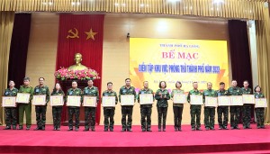 Thành phố Hạ Long: Diễn tập thành công Khu vực phòng thủ năm 2022
