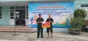 Cựu chiến binh phường Hà Khánh sôi nổi với giải bóng chuyền hơi