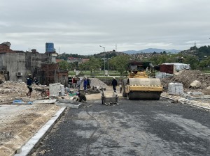 Đẩy nhanh tiến độ thi công dự án Dự án khu tái đinh cư khu 7, phường Cao Thắng