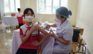 Hạ Long bắt đầu tiêm văc-xin phòng Covid-19 cho trẻ từ 5 đến dưới 12 tuổi