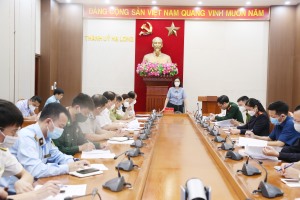 Giao ban công tác nội chính quý I, triển khai nhiệm vụ công tác quý II