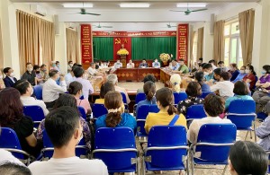 Lãnh đạo Thành phố đối thoại với các hộ dân khu 3A và khu 3B phường Giếng Đáy