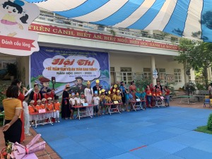 Hội thi “Bé mầm non với an toàn giao thông, năm học 2021-2022”