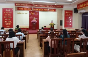 Phường Cao Xanh: Triển khai kế hoạch quản lý, giáo dục thanh thiếu nhi dịp hè và công tác phổ cập giáo dục, xóa mù chữ năm 2022