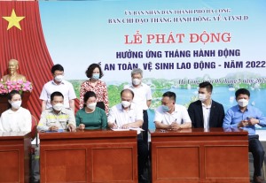Lễ phát động hưởng ứng tháng hành động về ATVSLĐ năm 2022