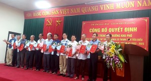 Phường Bãi Cháy tổ chức công bố quyết định người trúng cử trưởng khu phố