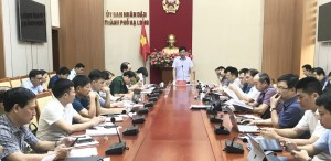 UBND TP họp phiên thường kỳ tháng 6 năm 2022