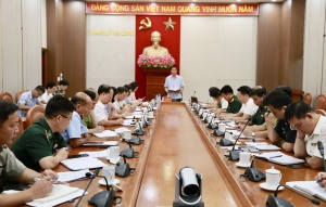 Giao ban công tác nội chính 6 tháng đầu năm, triển khai nhiệm vụ 6 tháng cuối năm 2022