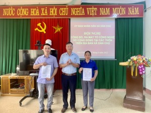Ra mắt tổ công nghệ số cộng đồng tại các xã, phường