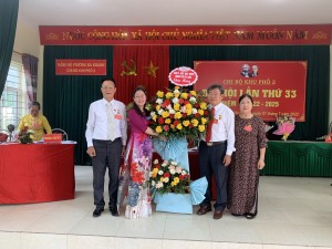 Đại hội chi bộ khu phố 2, phường Hà Khánh nhiệm kỳ 2022- 2025