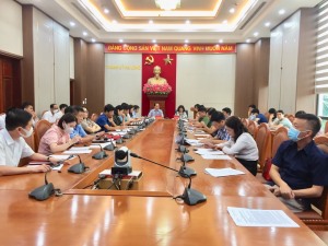 Giao ban công tác kiểm tra, giám sát, thi hành kỷ luật Đảng 06 tháng đầu năm 2022
