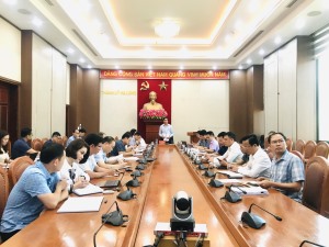  Thường trực Thành ủy giao ban với Bí thư Dảng ủy các xã, phường về kết quả thực hiện Quy định 11-QĐ/TW ngày 18/2/2019 của Bộ Chính trị