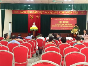 Phường Bãi Cháy tổ chức hội nghị tuyên truyền phòng, chống tội phạm trộm cắp tài sản và tội phạm sử dụng công nghệ cao