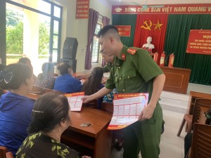 Phường Hà Lầm tổ chức Hội nghị tập huấn tuyên truyền công tác phòng cháy, chữa cháy , phòng chống tội phạm