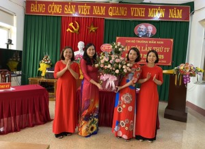 Đại hội Chi bộ trường Mầm non xã Dân Chủ, nhiệm kỳ 2022 – 2025