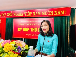 HĐND phường Hồng Gai khóa X, nhiệm kỳ 2021-2026 tổ chức kỳ họp thứ năm