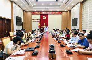 UBND TP họp phiên thường kỳ tháng 7 năm 2022