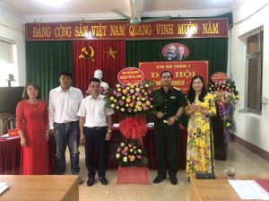 Xã Dân Chủ tổ chức thành công Đại hội chi bộ cơ sở, nhiệm kỳ 2022-2025