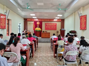 Kỳ họp thứ 6 HĐND xã Hòa Bình khóa XXI, nhiệm kỳ 2021-2026