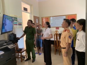 Hiệu quả mô hình “Camera giám sát an ninh” xã Dân Chủ