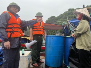 Lãnh đạo thành phố kiểm tra công tác phòng chống cơn bão số 2
