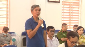 Công an phường Hồng Gai lắng nghe ý kiến Nhân dân